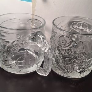 Batman cups riddler and two face